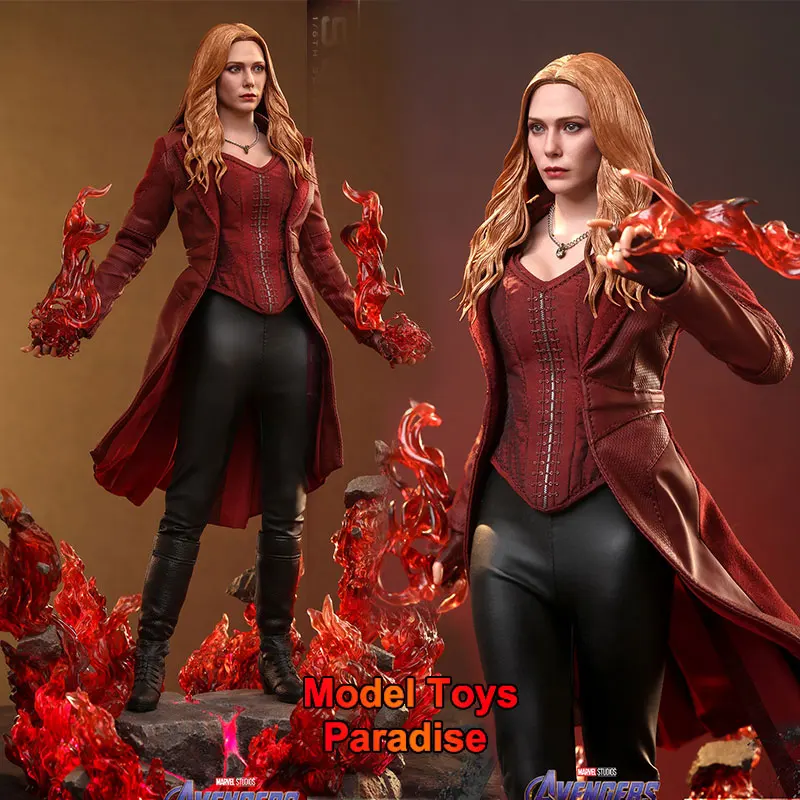 

HotToys DX35 1/6 Collectible Toys Rubber Hair Ver. Scarlet Witch Avengers：Endgame Super Woman Hero 12'' Action Figure Model