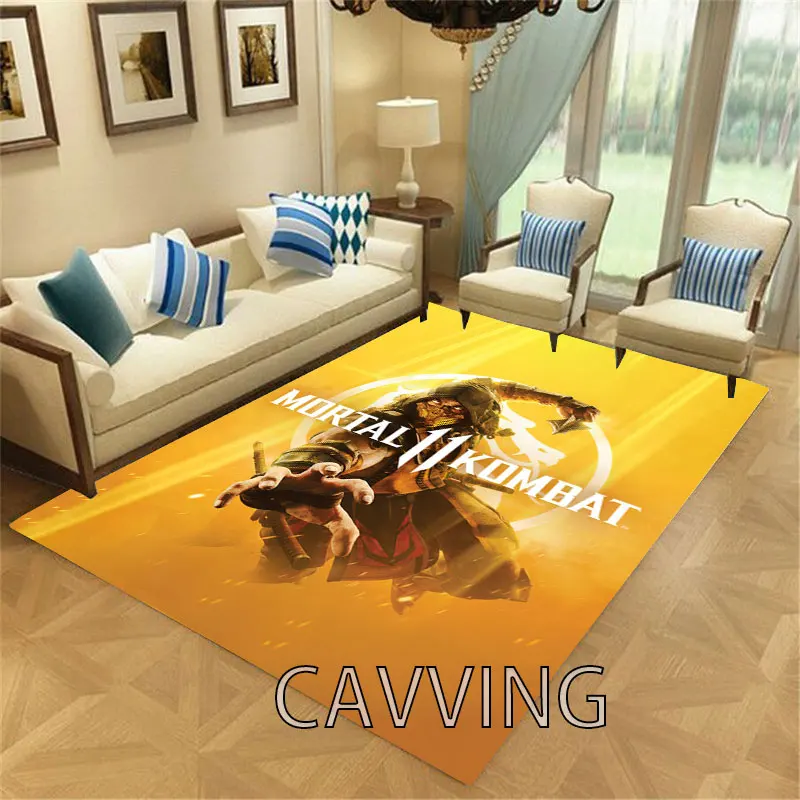 Mortal Kombat  3D Print Carpets Flannel  Rugs Anti-slip Large Rug Carpet  Home Decoration for Living Room Bedroom Home Decor