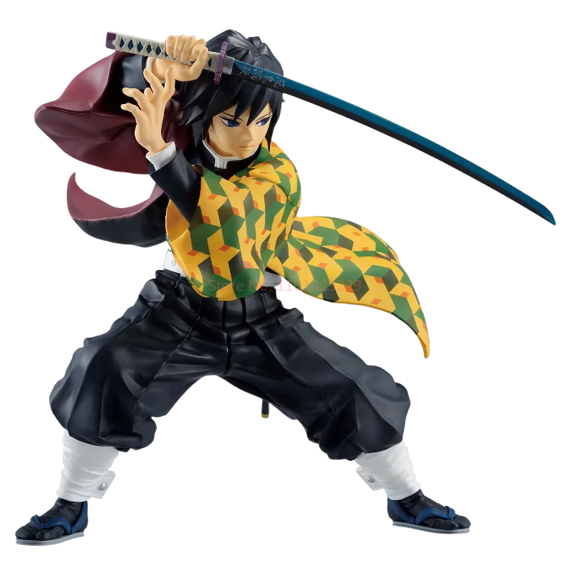 Genuine In Stock Demon Slayer Anime Figurines Maximatic Tomioka Giyuu Anime Figures 17cm Statue Collectible Model Toys