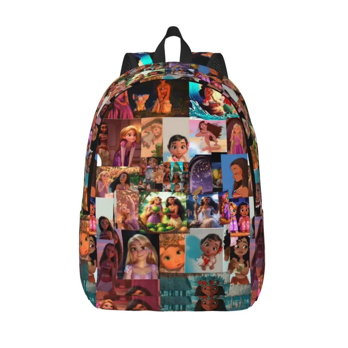 

Custom Movies List Canvas Backpack Women Men Casual Bookbag for College School Bags