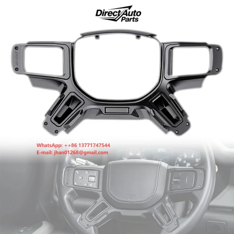 New Design Car Interior Accessories Steering Wheel Cover Aluminum Alloy Steering Wheel Frame for Defender Accessories