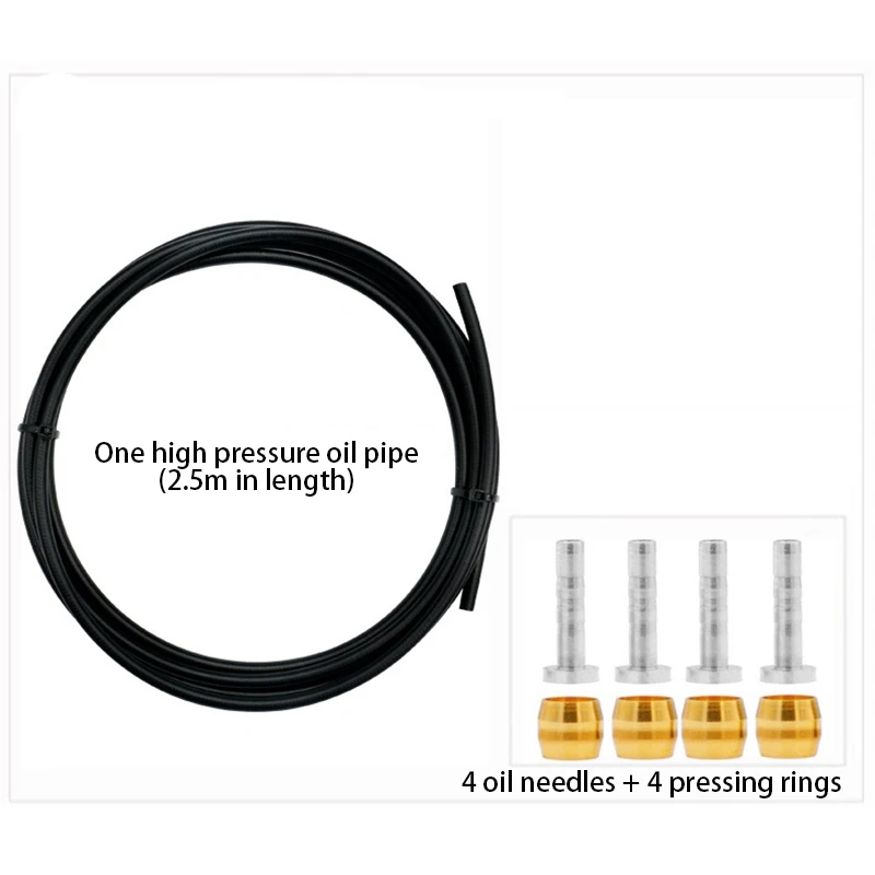 

NEW HOT In Stock-BH90 Bike Brake Hose Mountain MTB Hydraulic Disc Brake Tube 2.5M Connector Insert Olive Set