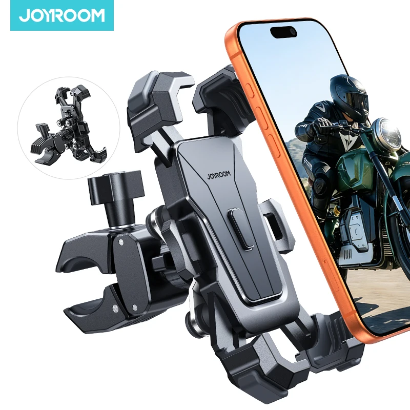

Joyroom Stable Bike Phone Holder Motorcycle, mountain bike, road bike, 360° Rotatable Universal Mobile Phone Stand for iPhone