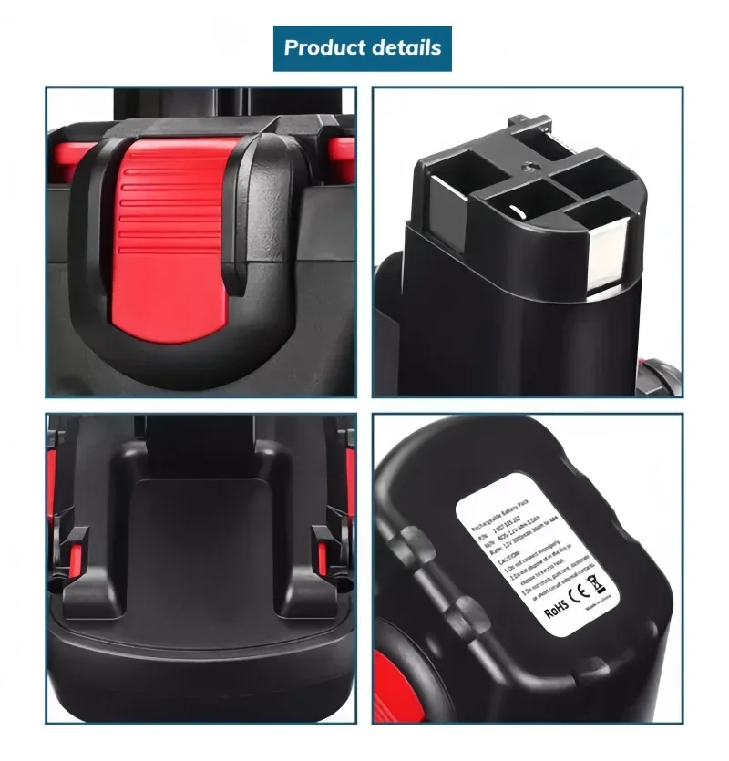 Pro Bosch 12V šroubovák dobíjecí baterie 12V 12800mAh PSR BAT043 BAT045 BAT046 BAT049 2607335273 2607335274 - náhled 4