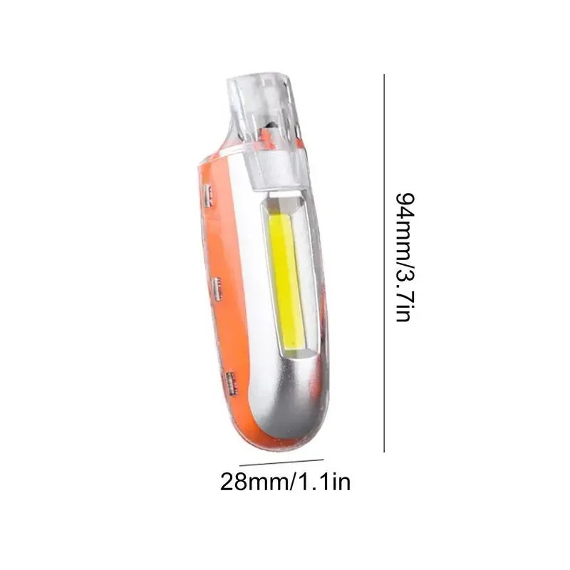 Running Safety Whistle Women 3 Modes LED Light Up Whistle With Lanyard Survival Whistle Keychain For Camping Type-C Charging