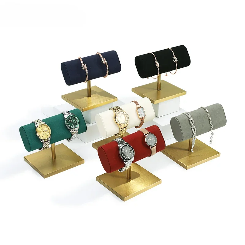 High end jewelry counter display window, watch bracelet display rack, props, new watch display rack