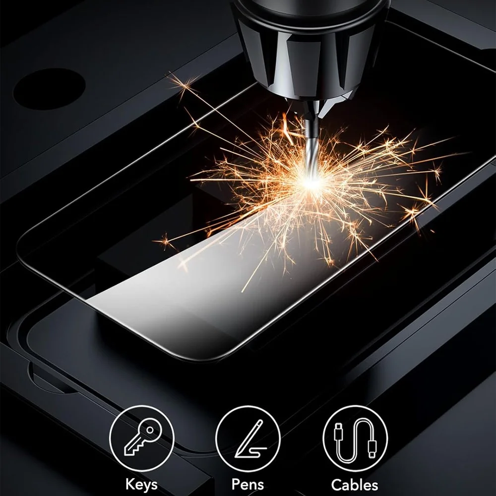 1~3pcs Protective Glass For iPhone 17 17E 16 15 Pro Max Screen Protectors iPhone 14 13 12 11 Pro Max Tempered Glass iPhone 17 Pro Max Pelicula Cristal Templado iPhone 17 ProMax Anti-Scratch Phone Front Film view 4