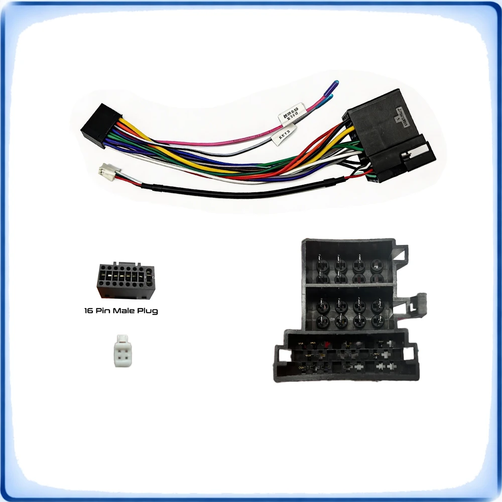 ISO to 16Pin Car Radio Wiring Harness Adapter for Roewe 350 Low Version Android Stereo Cable
