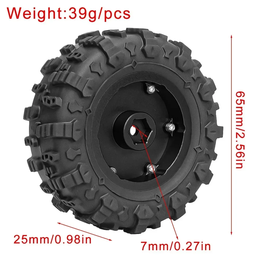 

1.3 Inch Metal Climbing Car Simulation Wheel Hub for RC Crawler Car 1/18 TRX4M 1/24 SCX24 FMS Ascent-18 DIY