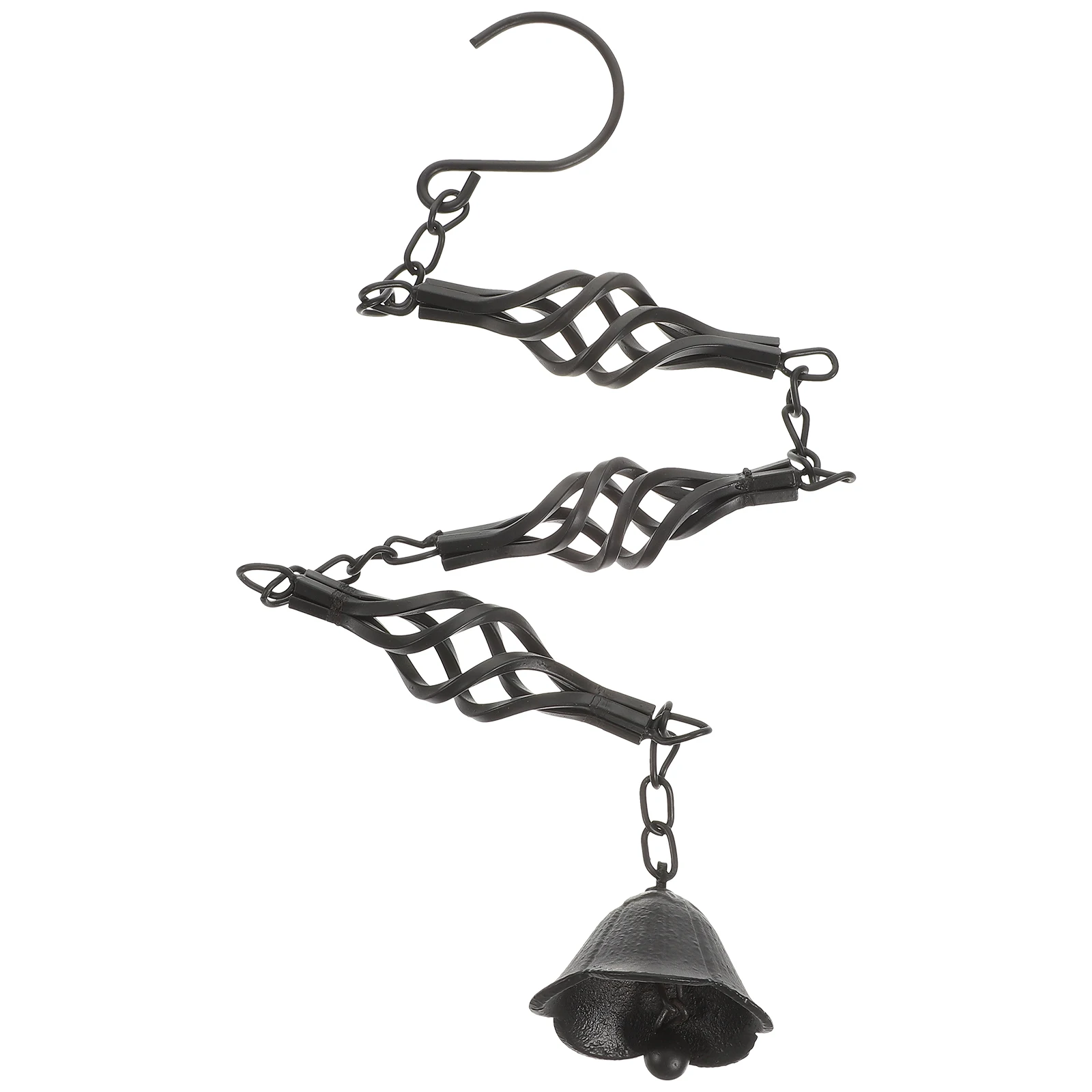 

Hanging Wrought Iron Wind Chime for Garden Outdoor Indoor Decorations Rustic Bell Pendant Durable Light Weight Study Material