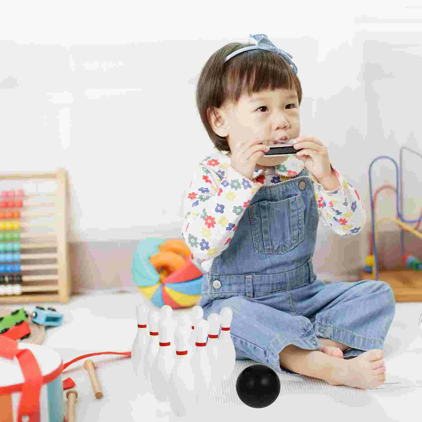 Toys Interaction Leisure Toddler Bowling Floor Play Kids Number White Baby Boy Child