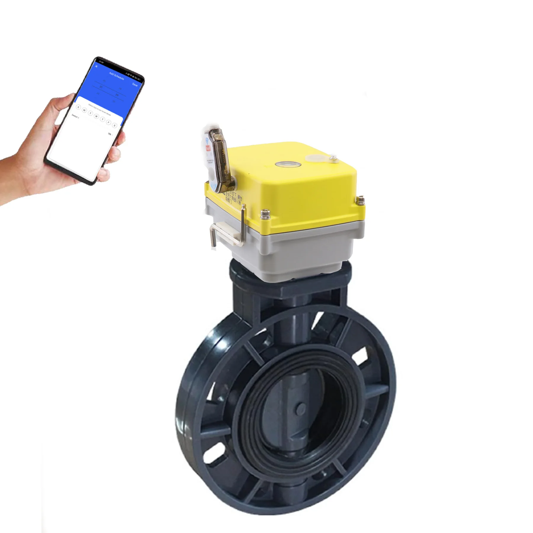 Smart WiFi Electric Butterfly Valve – APP Remote Control, for Home & Industrial Use