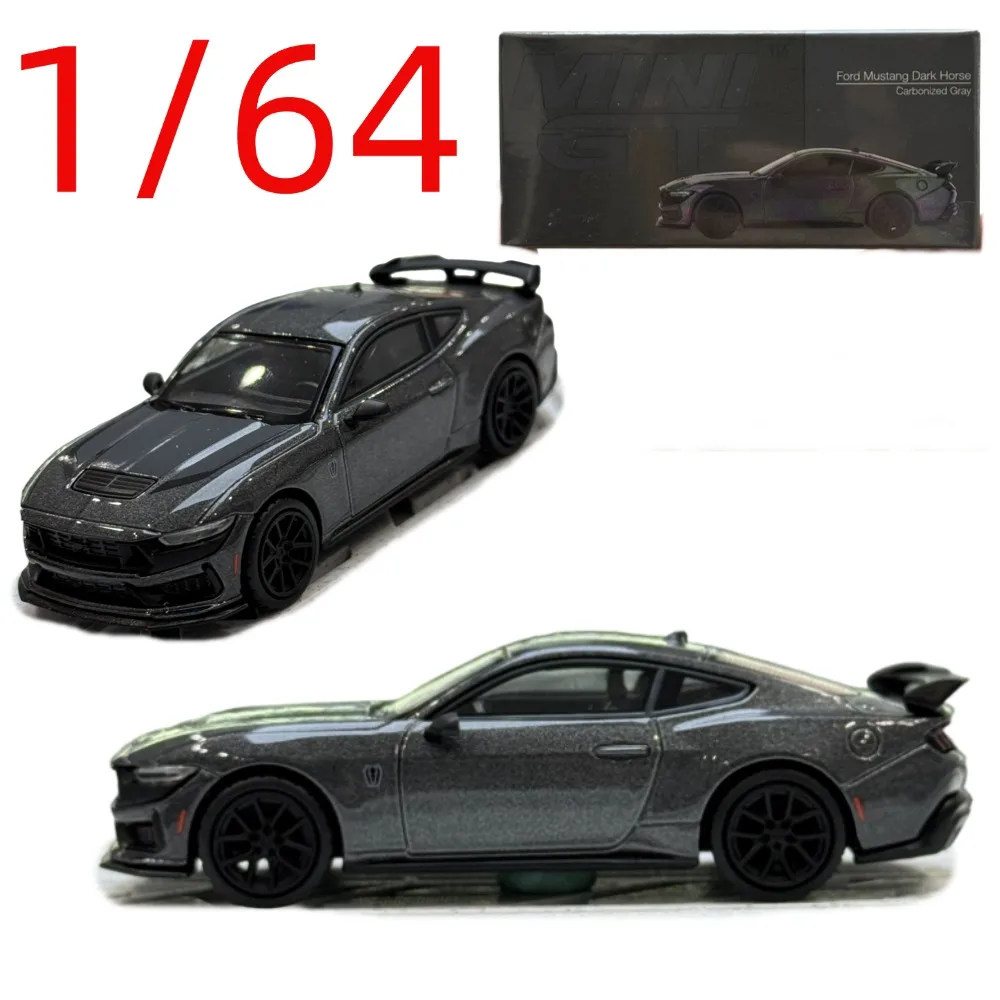 Minigt Diecast 1/64 Scale Ford Mustang Racing Vehicle Alloy Car Model Ford Mustang Sports Car Model Static Display Original Box
