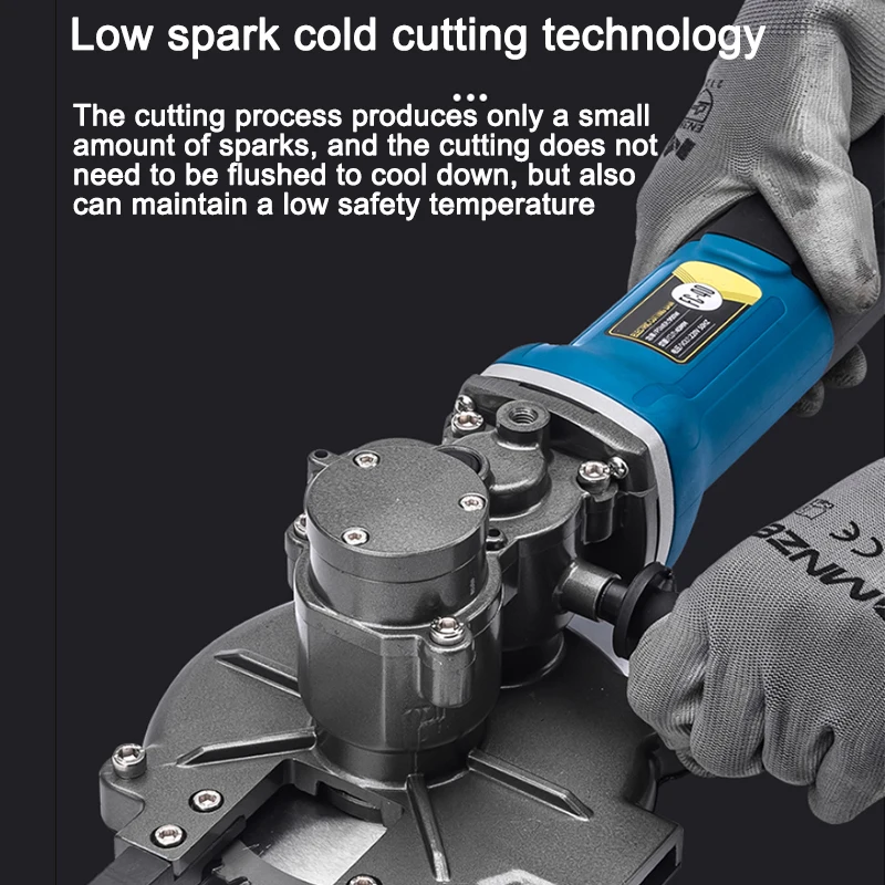HC-45 FC-40 Portable Steel Bar Cold Cut Saw Multifunction Handheld Electric Cutter for Rebar Angle Iron Cutting