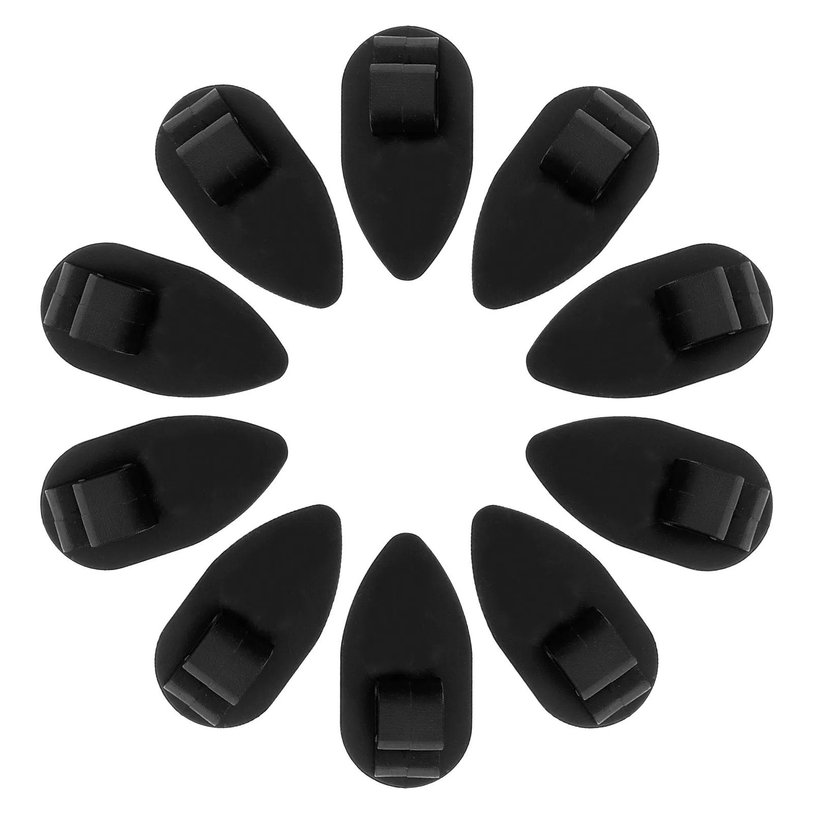 10Pcs Car Mat Clips Floor Mat Holders Anti-Movement Retainers for Full-Coverage Carpet Mats Vehicle Supply Secure Grip No-Slide