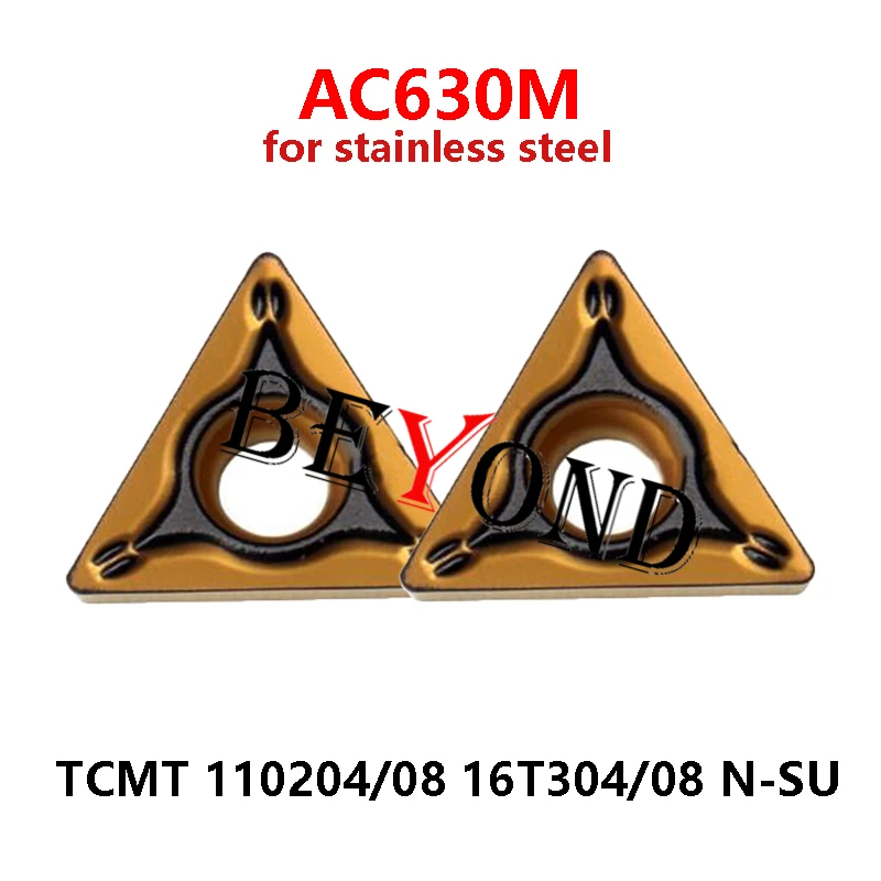 

100% Original Carbide Inserts TCMT110204N-SU AC630M TCMT110208N-SU TCMT16T304N-SU TCMT16T308N-SU For Stainlss TCMT TCMT16T304