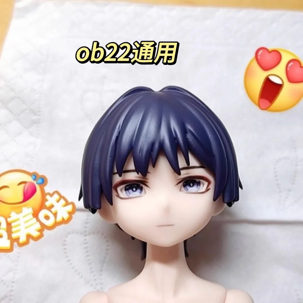 

Head Shell Game Genshin Impact Wanderer Scaramouche Role Cos Handmade OB11 OB22 Hair Paint Detachable Toy Model Cosplay Gift