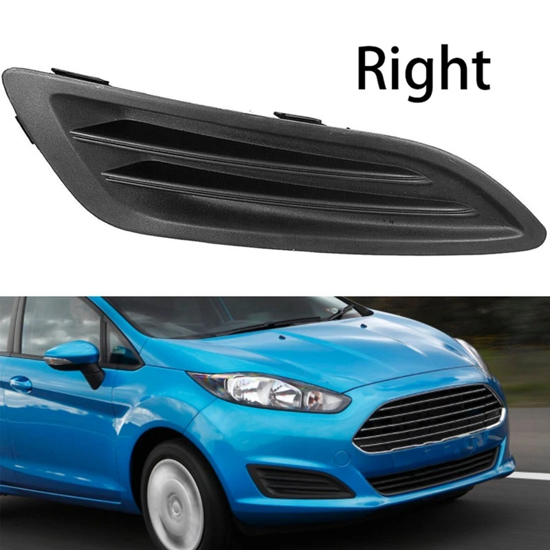 1 Pair Car Fog Lamp Cover(LH+RH)Fog Light Frame D2BZ15266AA D2BZ15266B For FORD FIESTA 2014 2015 2016 2017 2018 2019