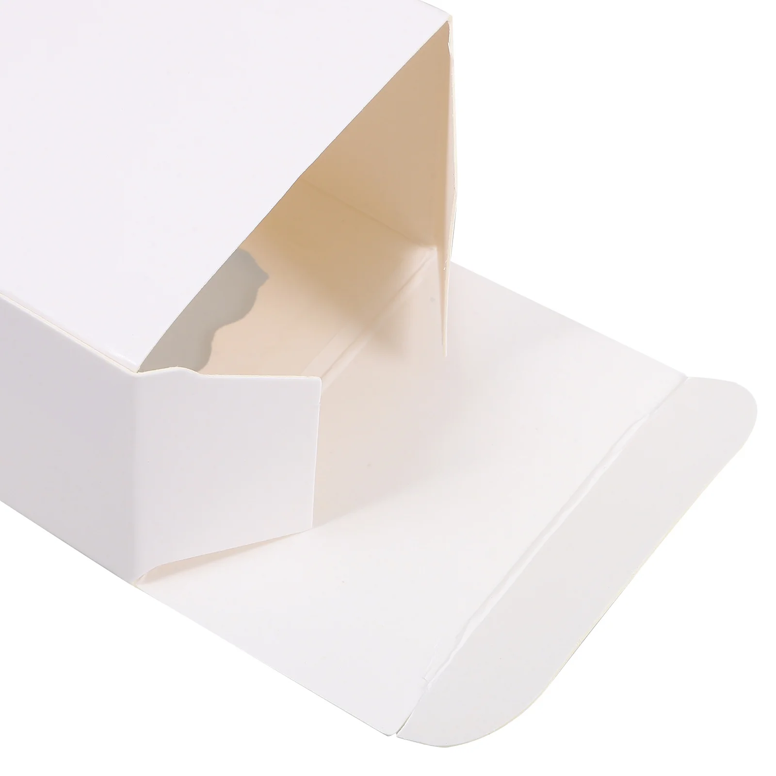 10Pcs White Card Paper Cupcake Boxes Elegant Muffin Packaging for Wedding Party Mini Pastry Cake Pop Favor Treat Box
