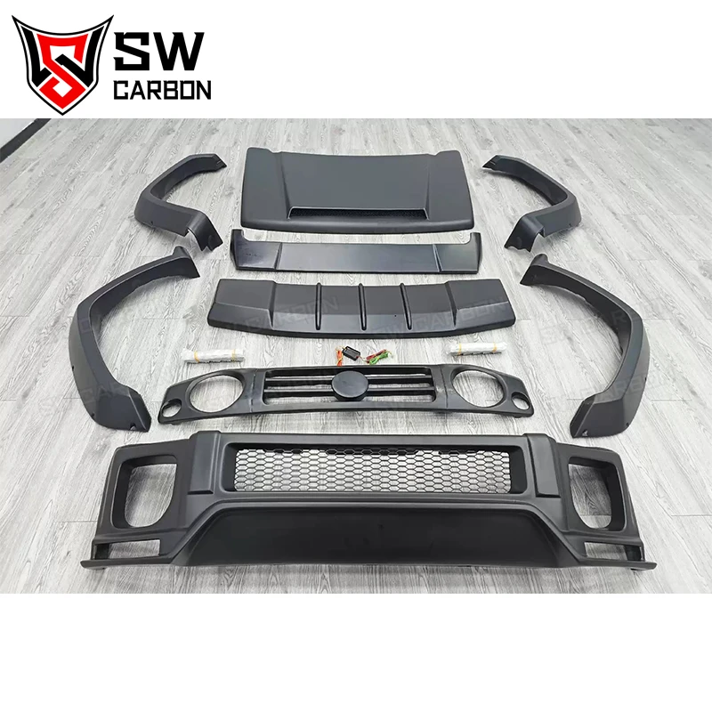 High Quality LB Style Wide Body Kit for Suzuki Jimny JB64 JB74 Front Bumper Grille Fender Wheel Eyebrows Hood Body Kit