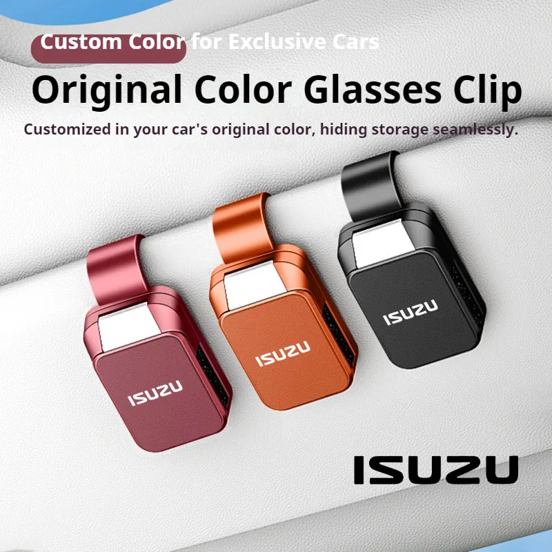 Sunglasses Holder Clamp Car Sun Visor for Isuzu D-MAX D MAX Dmax I II PANTHER ASCENDER 4X4 WFR VAN NFR ATV TROOPER Accessories