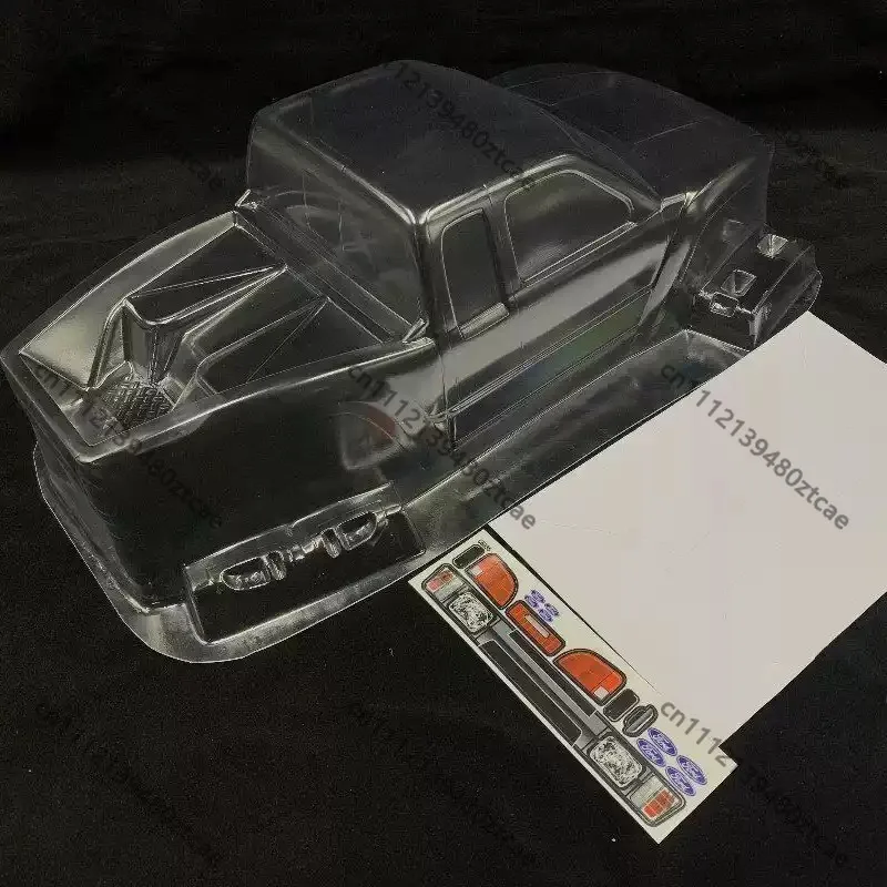 crawler-vehicle-clear-polycarbonate-body-shell-313mm-wheel-base-unfinished-diy-painting-model-car-replacement-spare-hardware