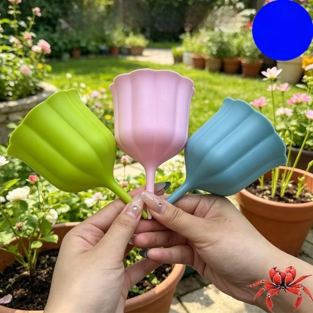 Automatic Flower Watering Device for Indoor Plants Plastic Self Watering Pot with Gradual Release Technology 5pcs Set