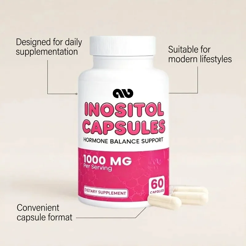 Inositol Capsules 1000 Milligrams Per Serving - Metabolic Cell Health Support 60 Capsules