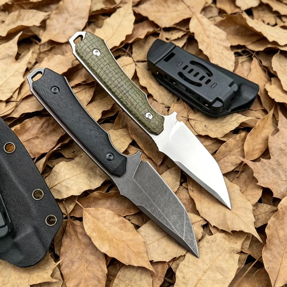Climbing & Fishing Preferred EDC Rope Cutting Knife Lightweight Outdoor Camping Picnic Portable Straight Knives with K Sheath