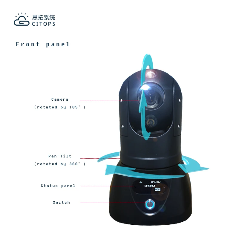 كاميرا CCTV خارجية بشكل قبة 1080P Full HD 3/4g Wifi Gps كاميرا للرؤية الليلية 4g Ptz Ip Wifi Camera #3