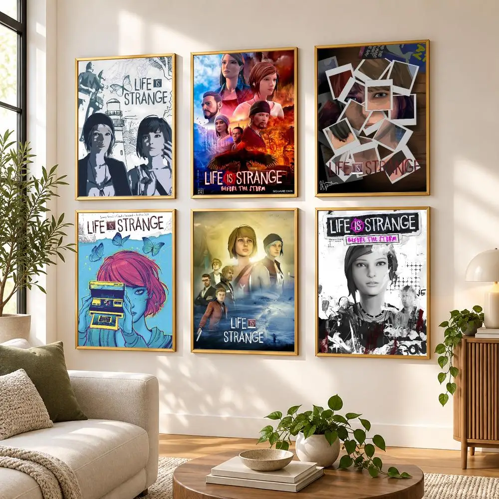 L-Life Is Strange Poster HD Art Sticky Wall Waterproof Home Living Room Bedroom Bar Aesthetic Decoration