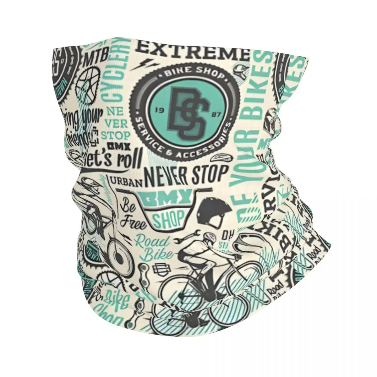 

Ride Your Bike Thin Bandana Neck Gaiter Wrap Scarf Headband Neck Cover
