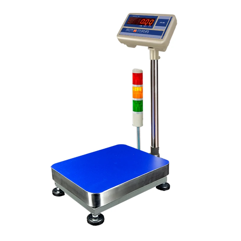 Alarm lamp electronic scale 100KG-300KG upper and lower limit three-color alarm light electronic weighing scale