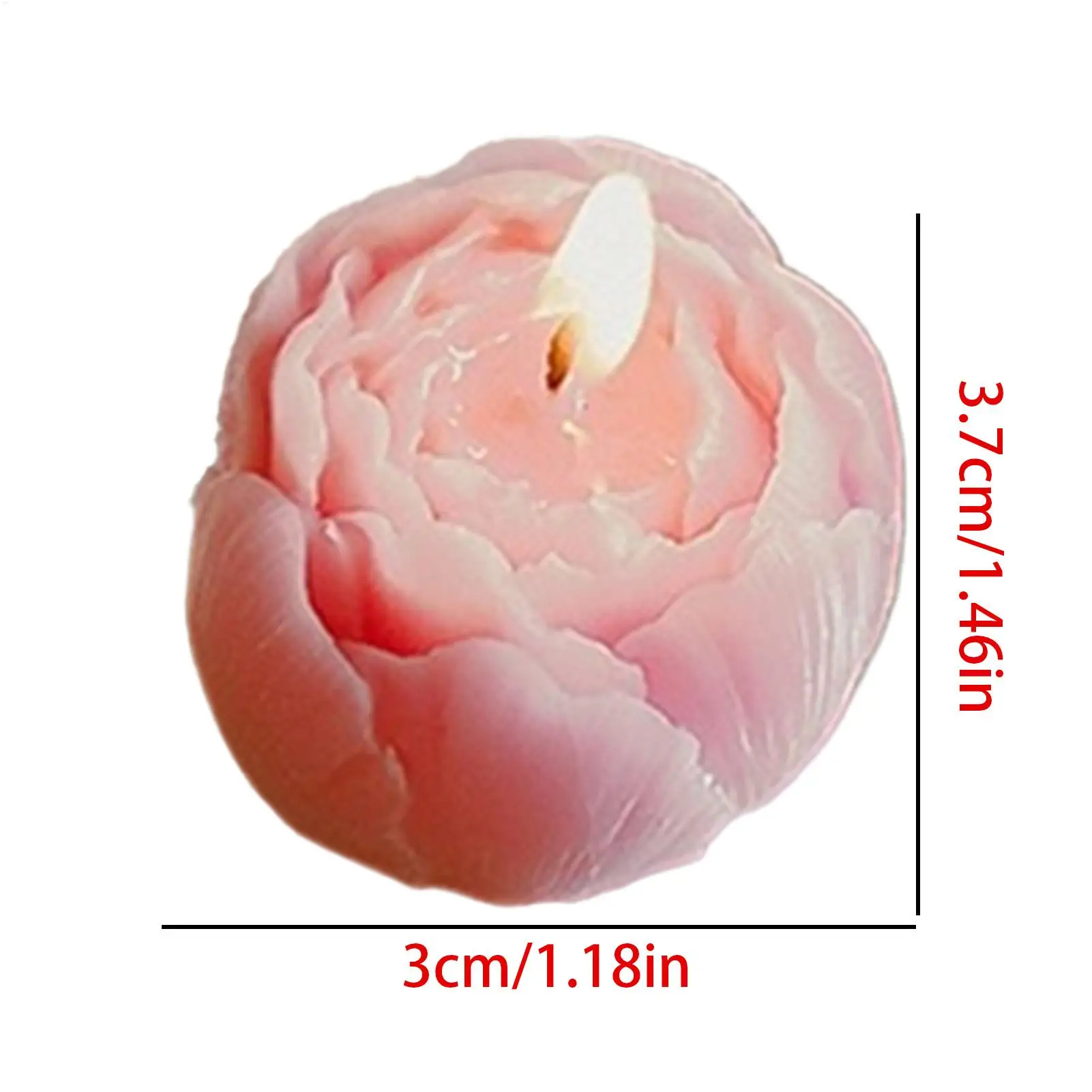 Soy Wax Candles Creative Flower Shape Aromatherapy Wedding Decor Gifts Box Valentine's Day Scented Souvenir Ornament Decor view 5