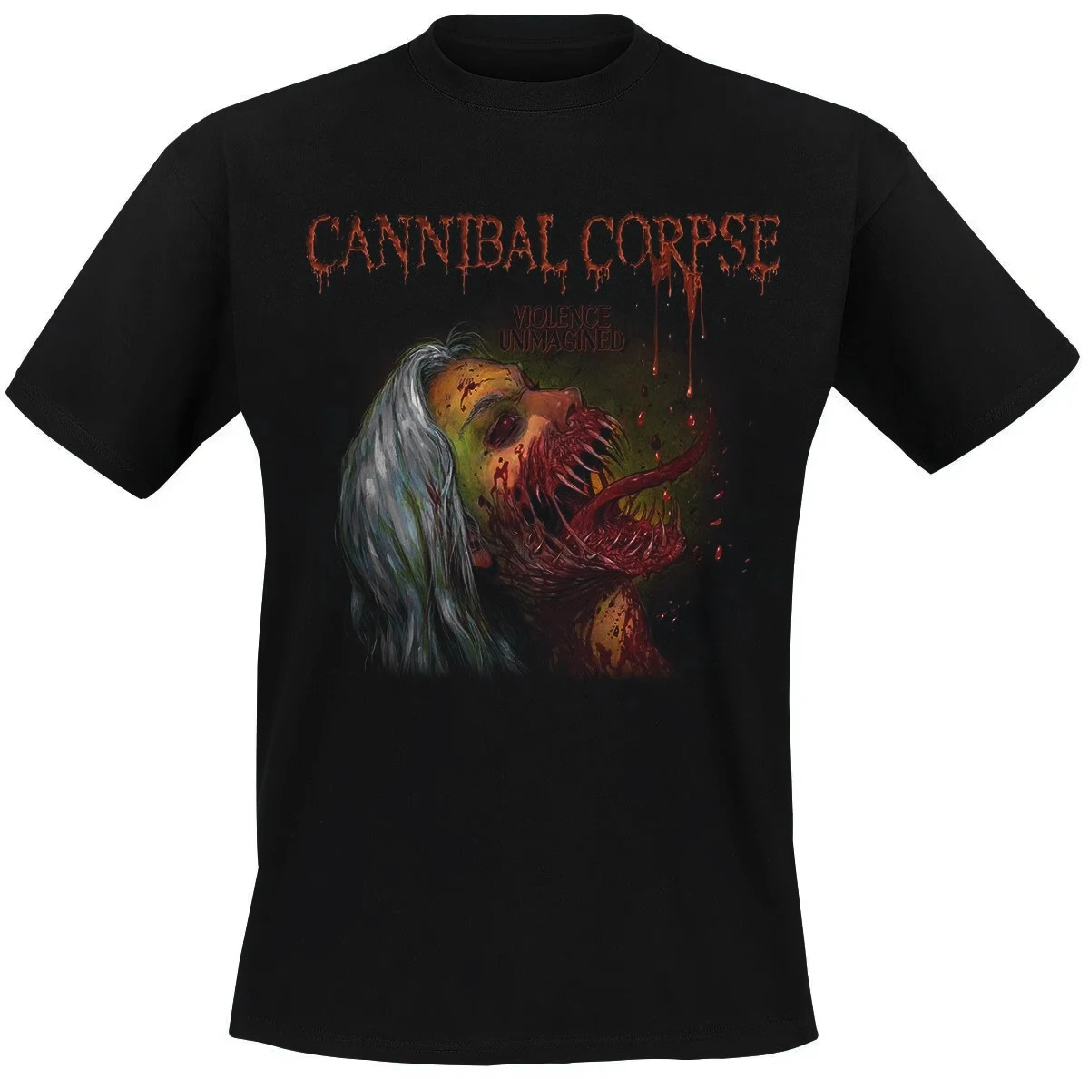 Summer Zombie Reissue Cannibal Corpse Men Women T-Shirt Extreme Brutal and Bloody Death Metal Style Loose Short Sleeve Cotton