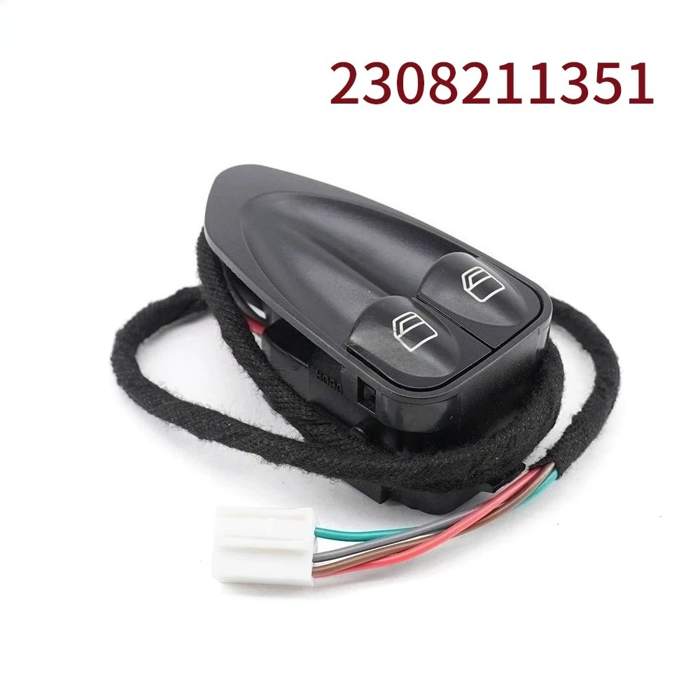 NEVOSA Power Window Switch - Mercedes-Benz R230 SL Class Driver Side(Part No. 2308211351/A23082113517167)(Durable, Easy Install)