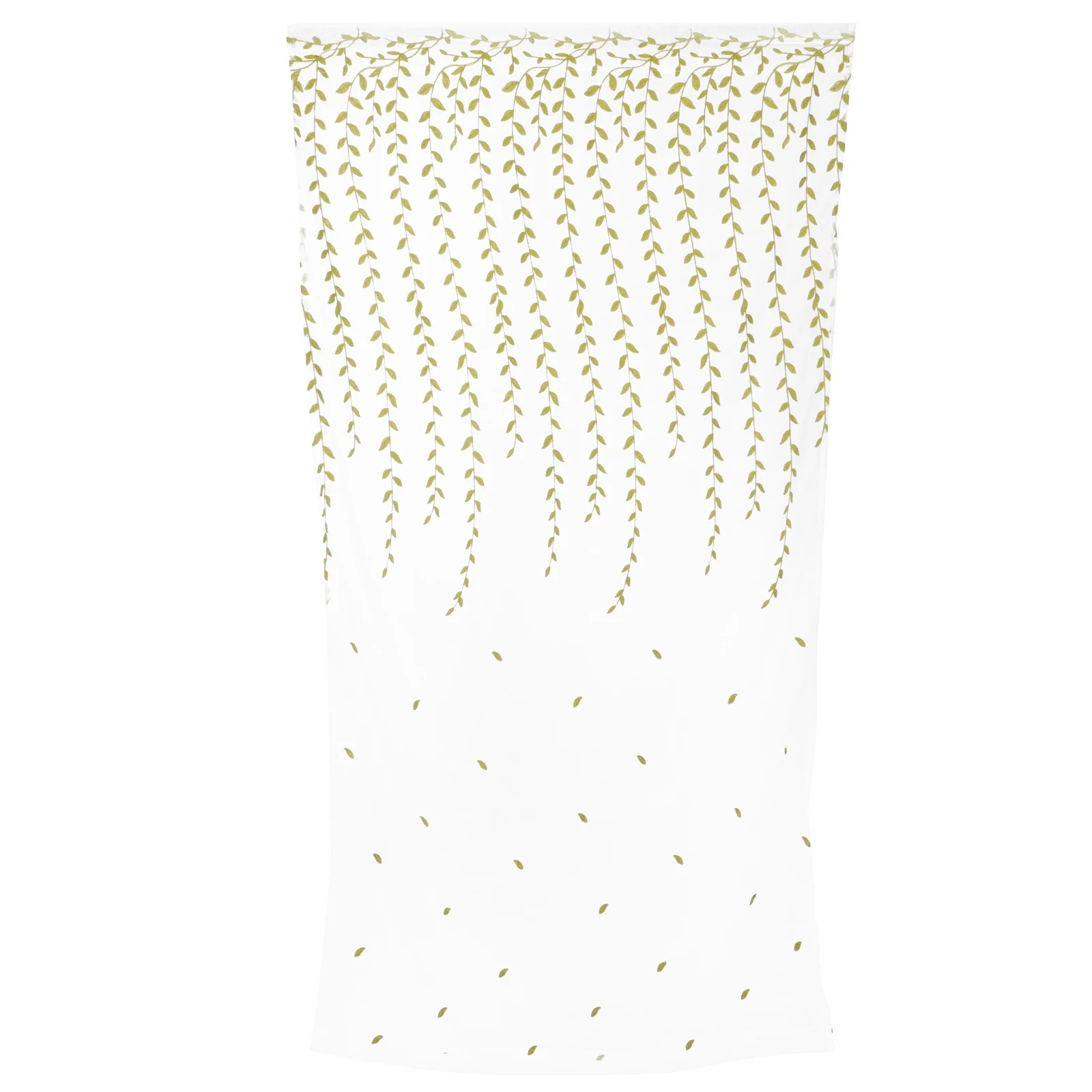 

Embroidery Sheer Curtain Transparent Window Tulle Privacy Lightweight Decorative Screen for Kitchen Dining Room 100x190cm