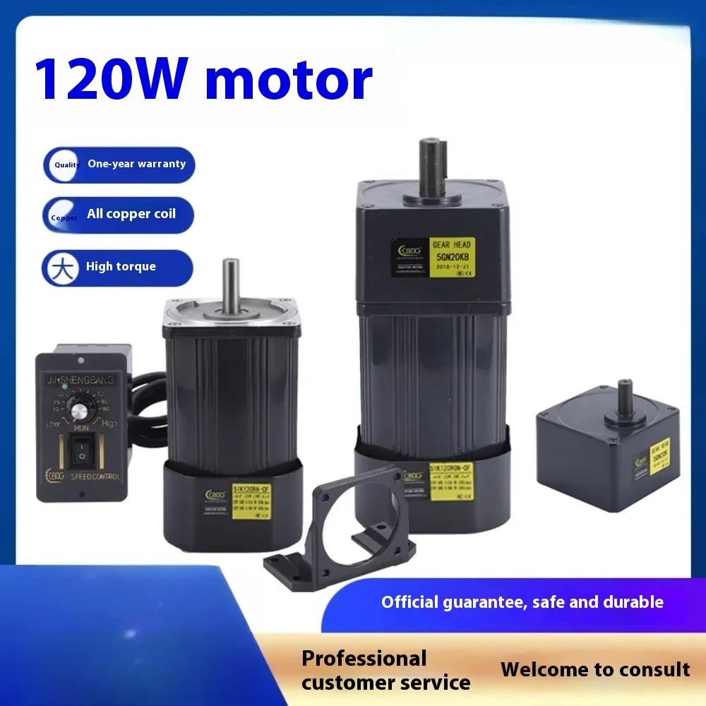 AC110V 220V 120W Speed Regulating Motor, Speed Reducing Motor, Special Motor for Roasted Whole Lamb Roast Leg