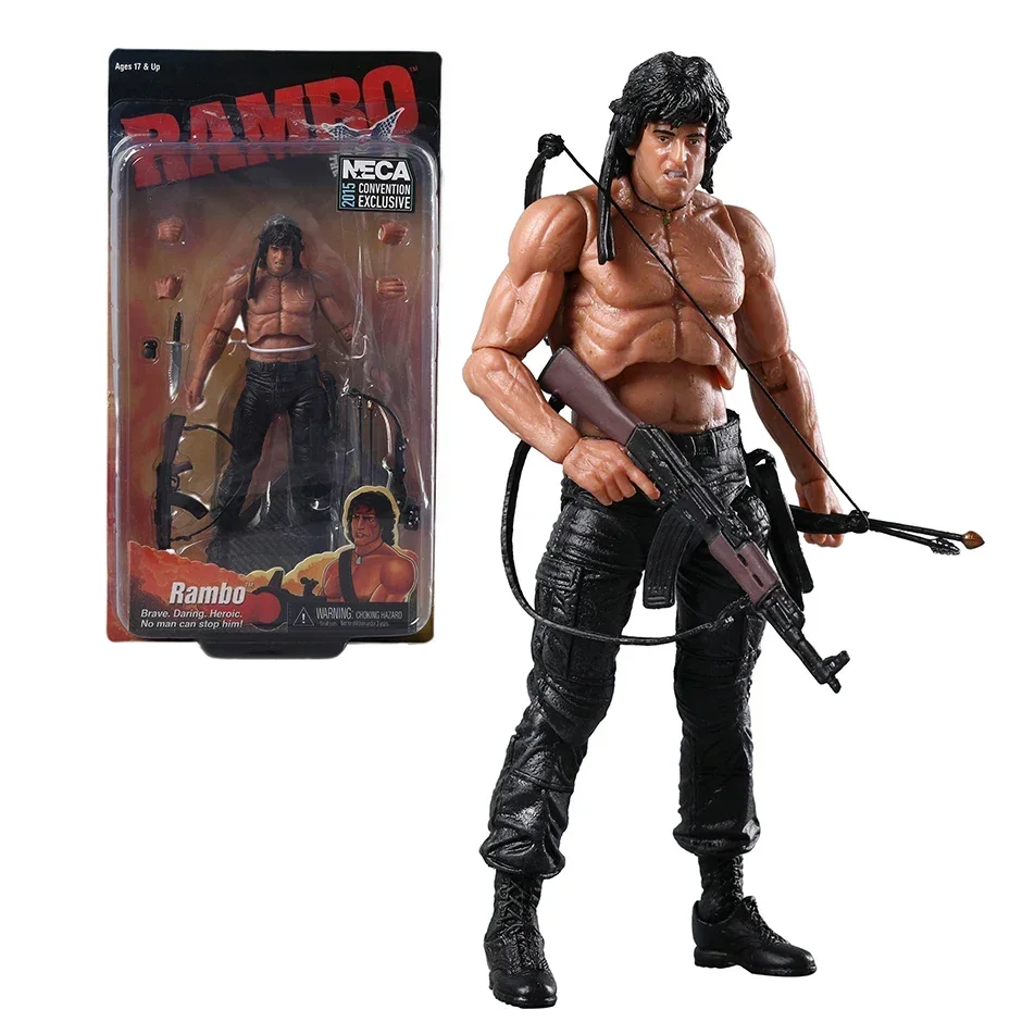 NECA Force Of Freedom Ultimate Rambo Collectible Action Figure