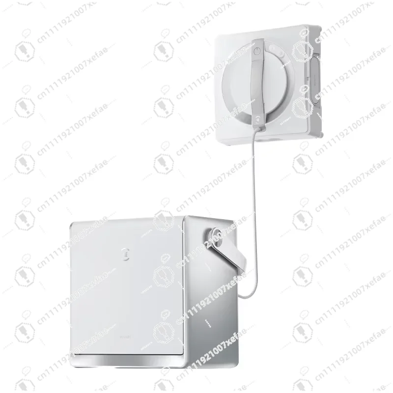 Environmentally friendly electric window cleaner omnidirectional robot with household portable station