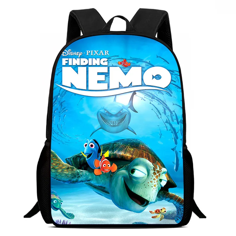

Disney Mochila School Backpack,Cartoon Finding Nemo Child School Bags for Girls Boys,Durable &Light Weight Kids Bags