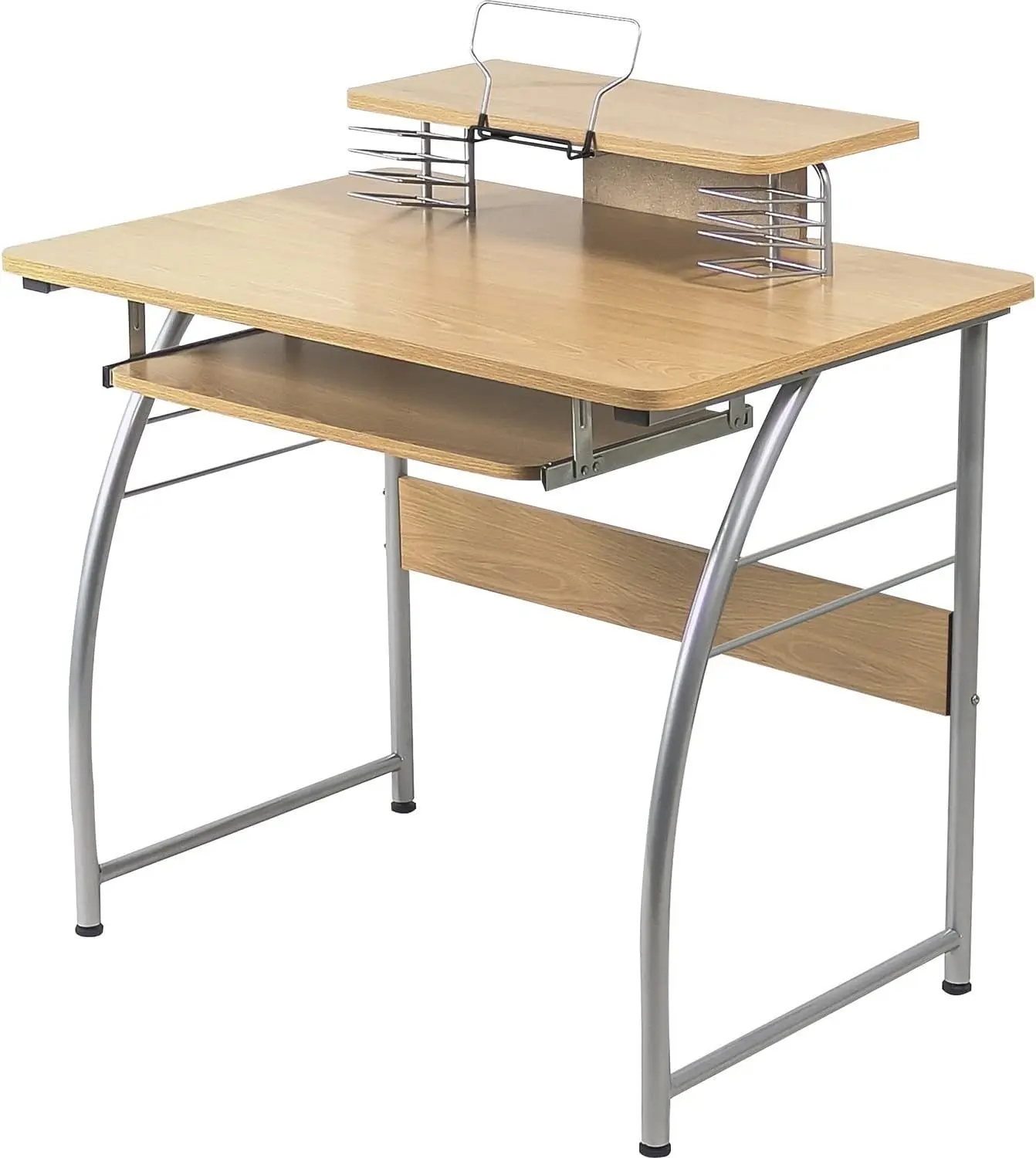 Lorell 14337 Computer Desk, Laminate, 23-3/5-Inch x35-2/5-Inch x35-1/5-Inch , MPL