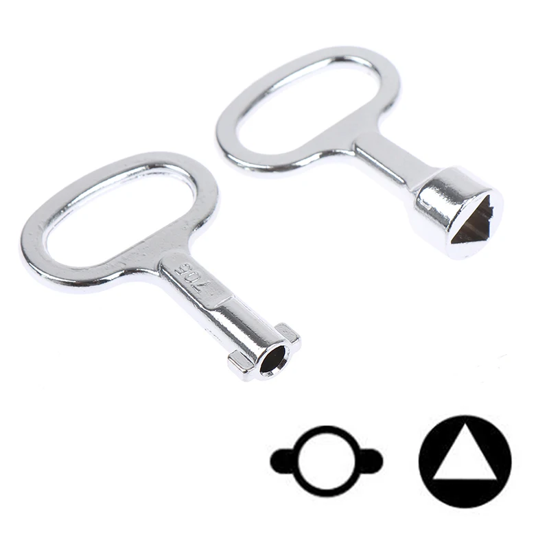 1Pc  35*50mm Panel Lock Key Universal Wrench Triangle/Socket Electrical Cupboard Box Switch