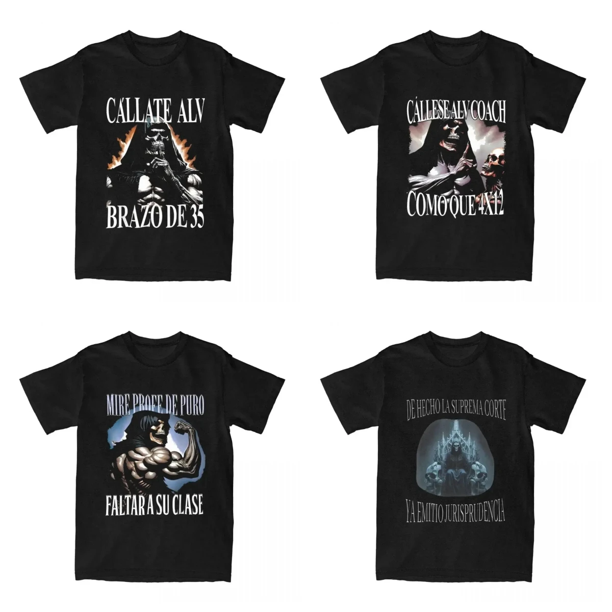 

Calacas Chidas Cotton T-Shirt Casual Short Sleeve Men's And Women's Summer Top NMS Culeros Who Took My Water Popular Graphic Tee