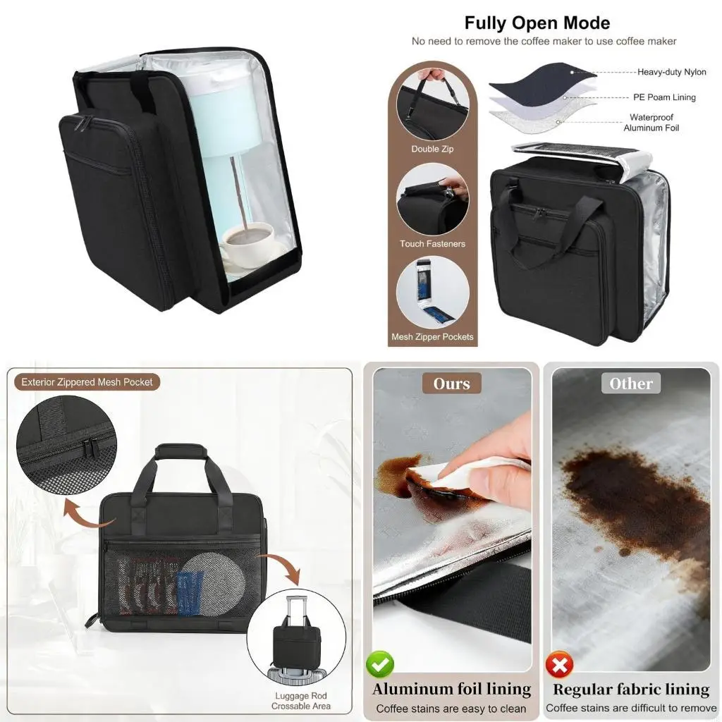 

Сумка для переноски кофеварки с удобной ручкой для различных машин капельного эспрессо