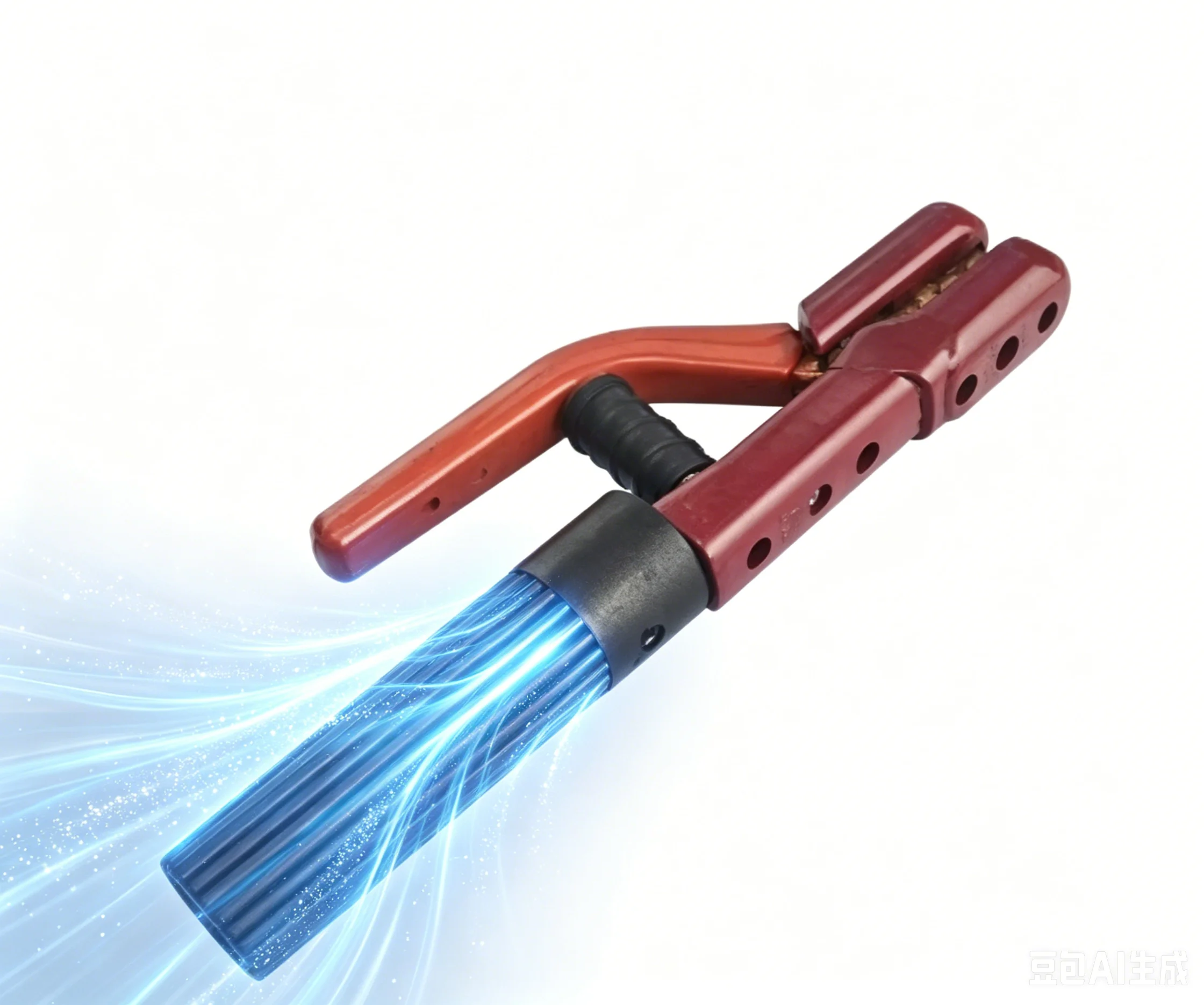 500A Compact Pure Copper Welding Electrode Holder Insulated Anti-Scald Welding Tool