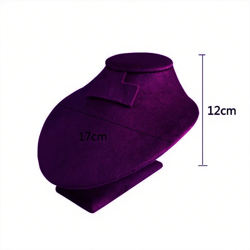High-End Purple Velvet Jewelry Display Stand for Store Home,Multi-Functional with Soft Lining,Earrings,Rings,Necklaces,Bracelets image 3