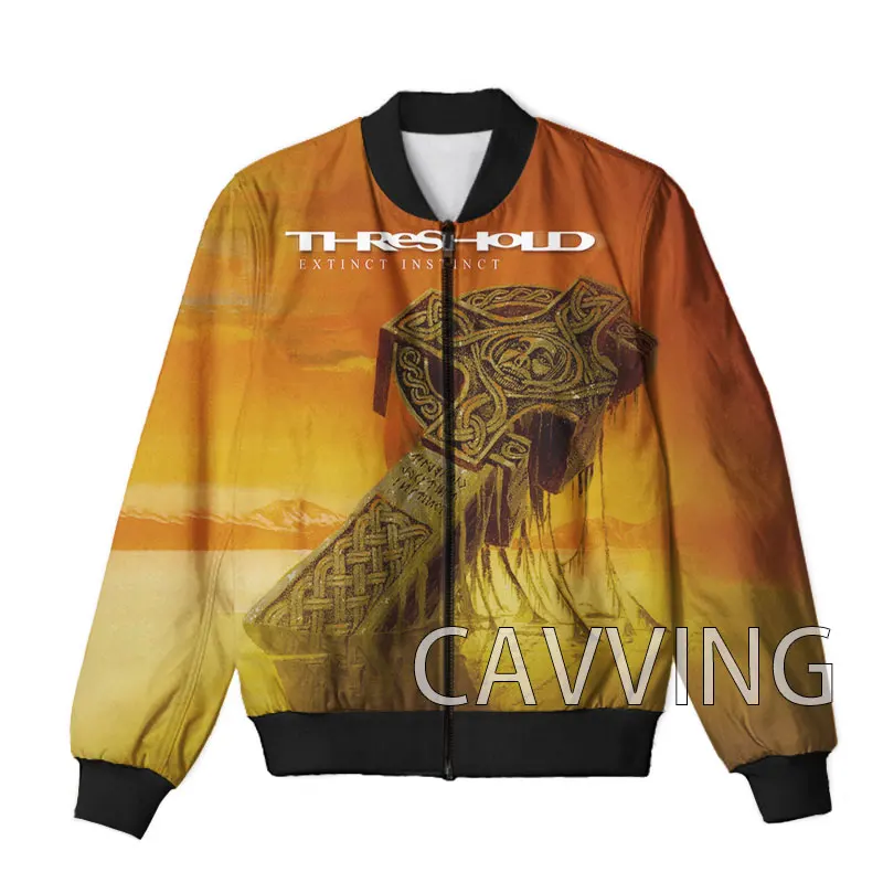 CAVVING 3D Printed  Threshold Band   Zipper Bomber Jackets Men Overcoat Mens Coat Zip Up Jackets for Women/Men