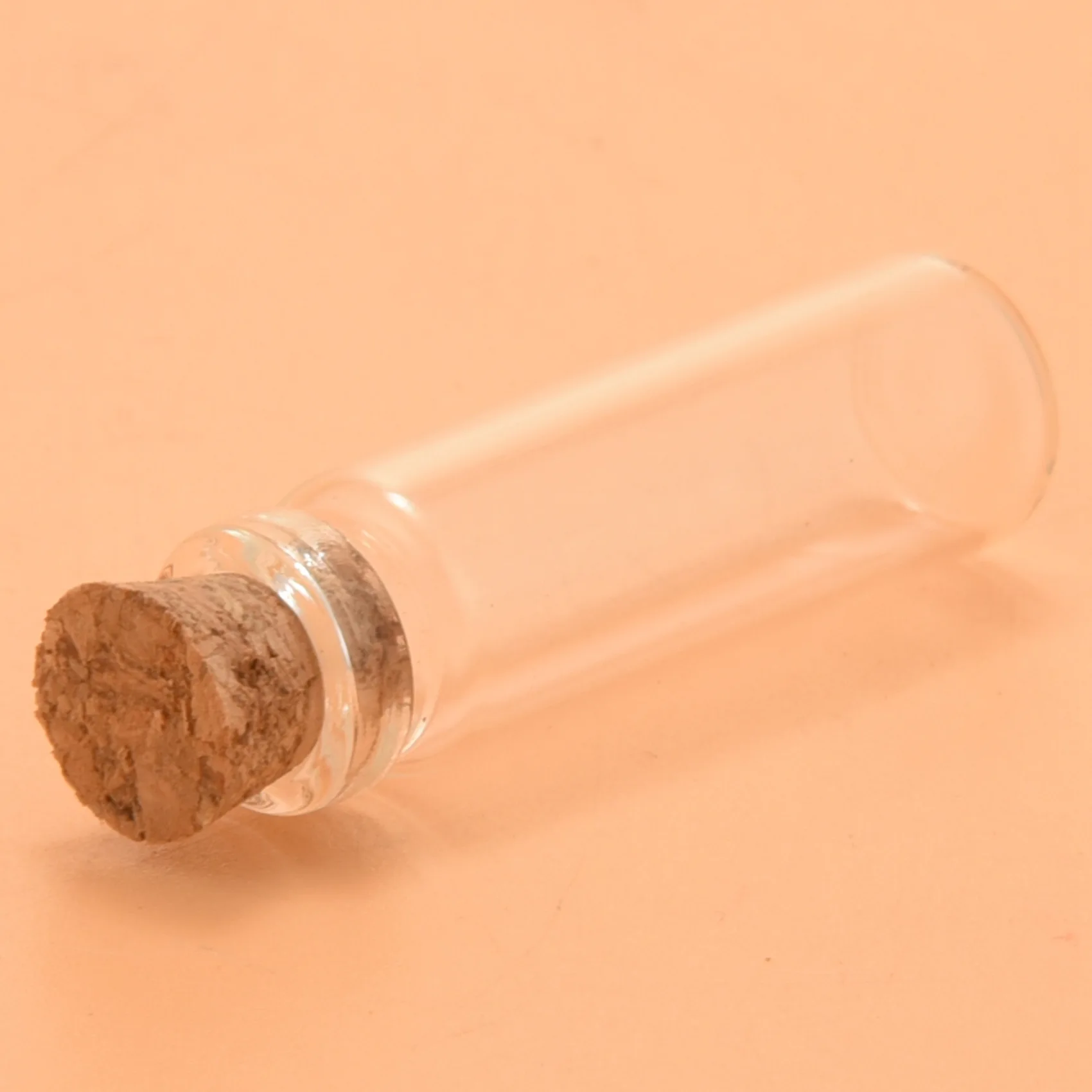 【 Glass Bottles   】 20Pcs 11X32Mm Tiny Mini Empty Clear Cork Glass Bottles Vials 2Ml