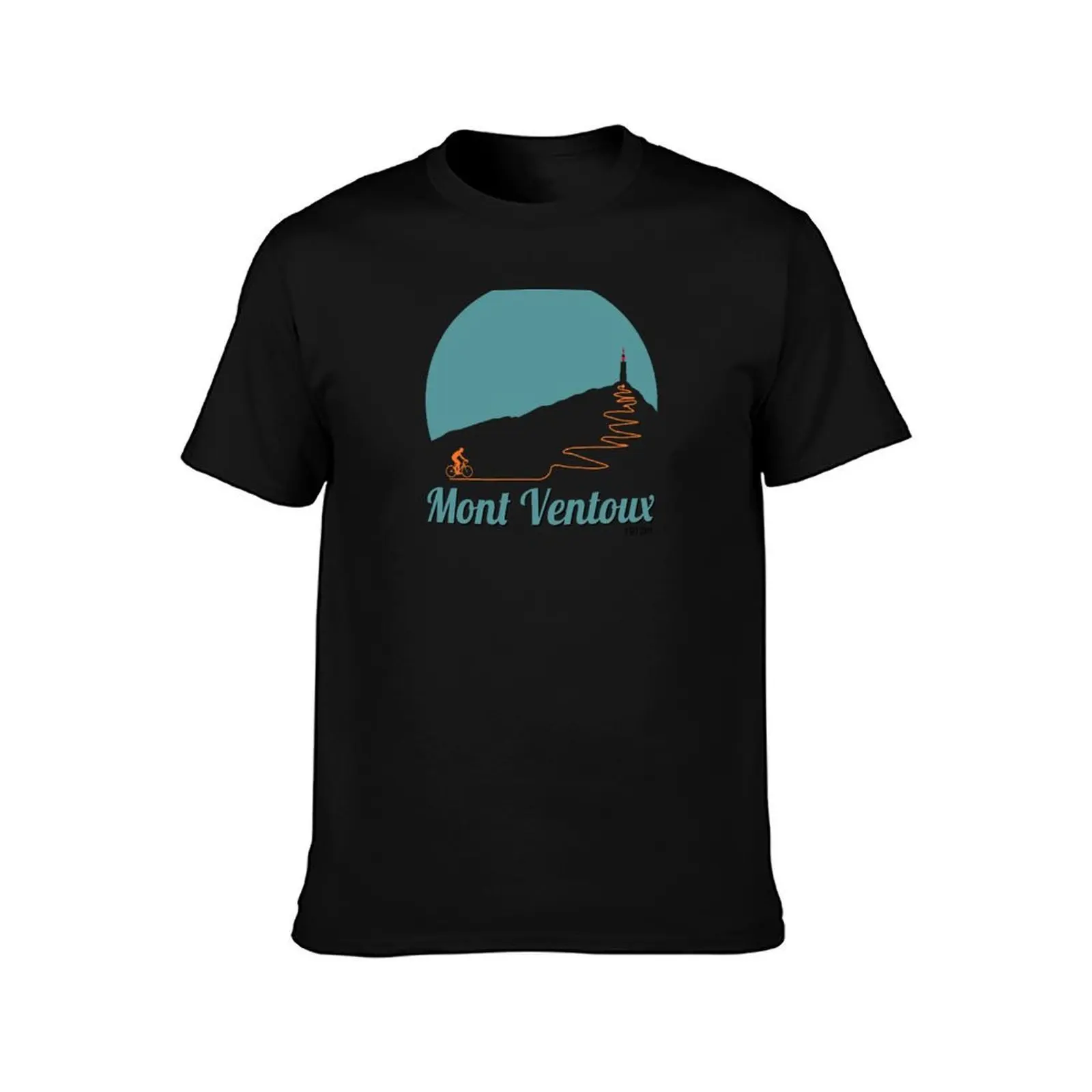 Mont Ventoux Circular Artwork T-Shirt Holiday Lightweight T-Shirt